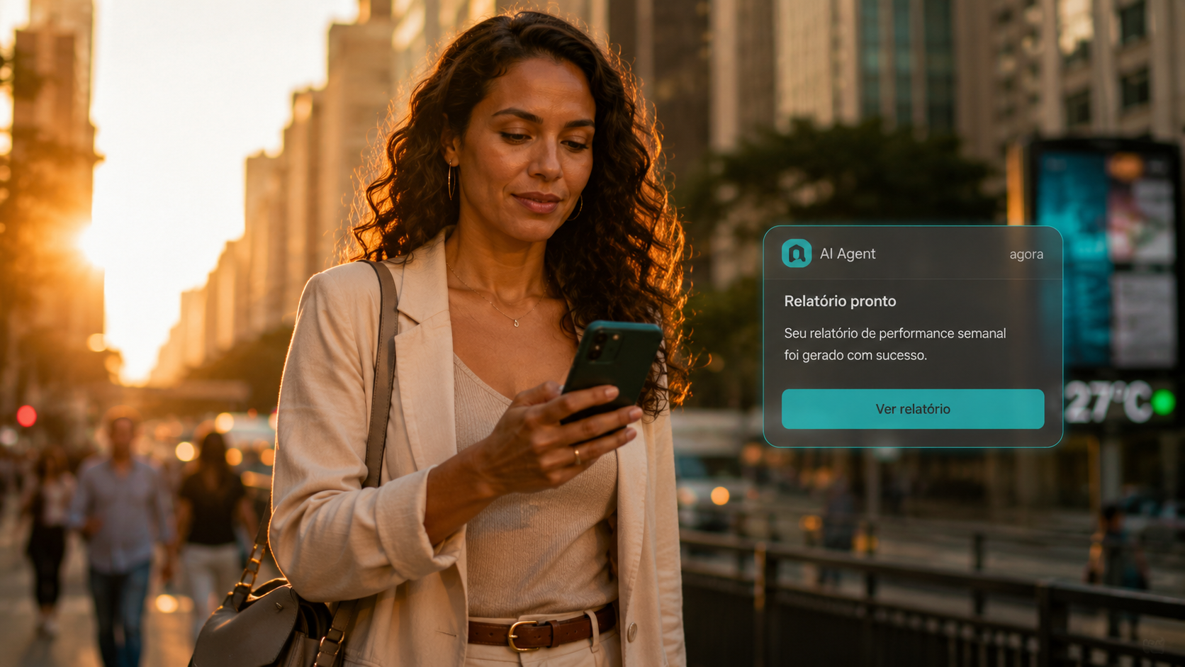Customer accessing telecom self-service portal via mobile app