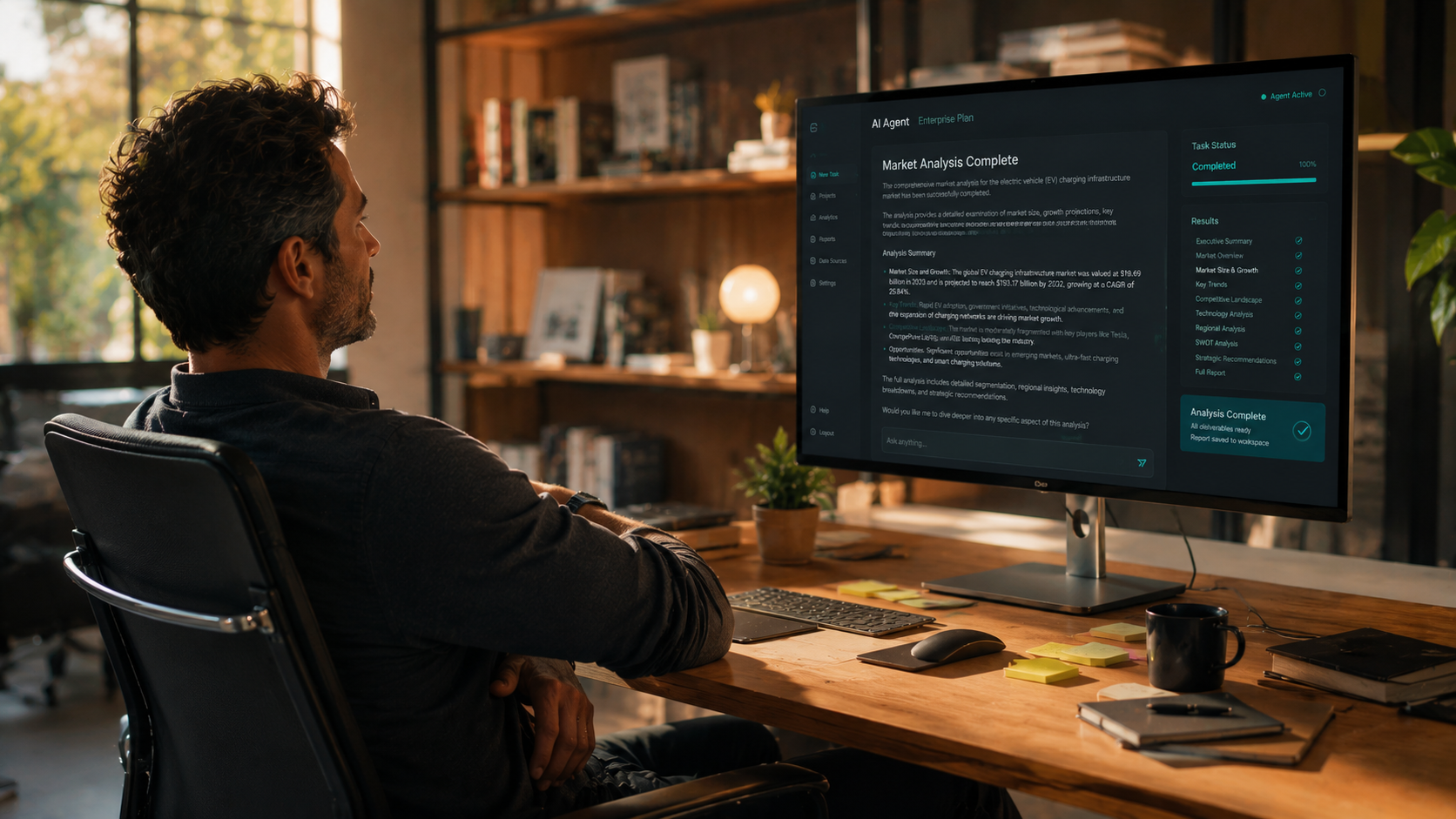 Real-time market analysis dashboard